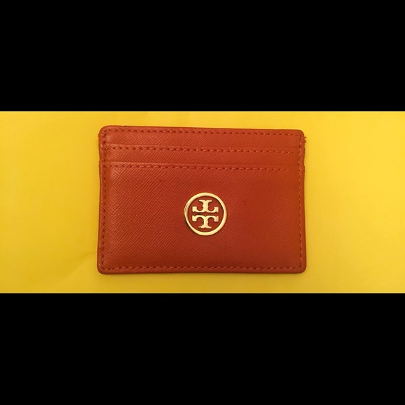 Tory Burch card case orange - Picture 4 of 5